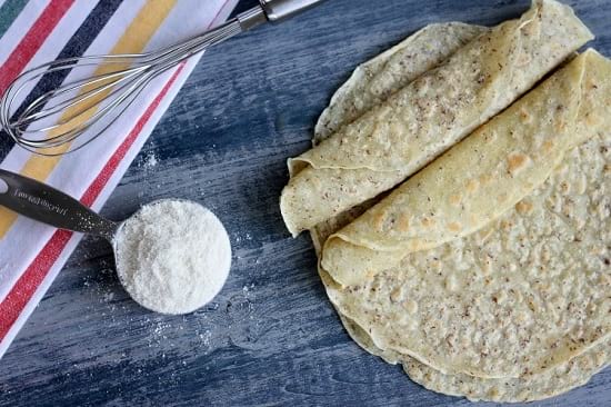 paleo homemade tortilla wraps