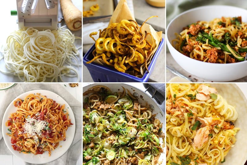 Spiralized parsnip noodles recipes