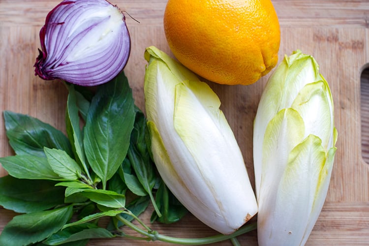 Witlof Salad Ingredients