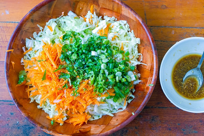 Chinese cabbage salad recipe 