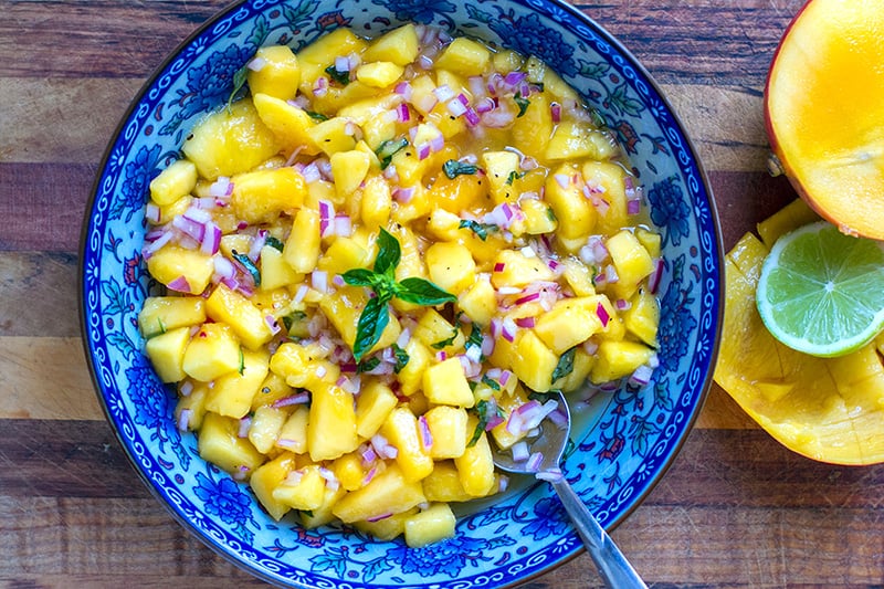 Mango Salsa For Fish or Chicken