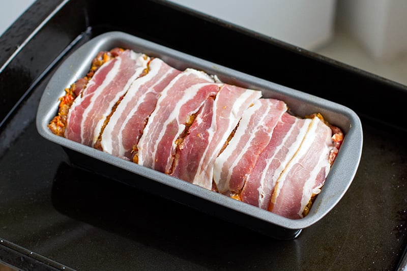 Paleo Meatloaf With Bacon