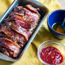 Paleo Meatloaf With Bacon & Balsamic Onions