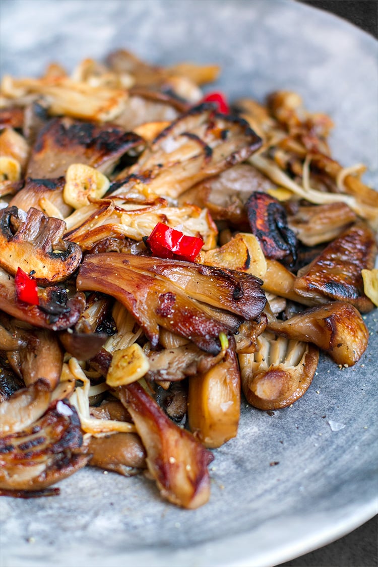 Garlic Chilli Mushrooms Recipe