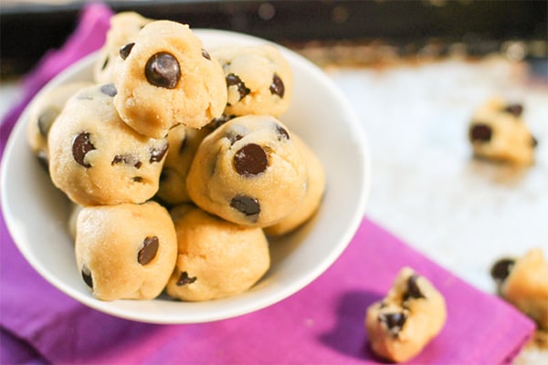Cookie dough protein balls