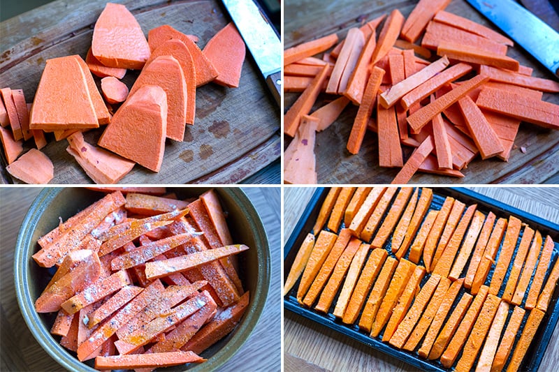 making-sweet-potato-fries