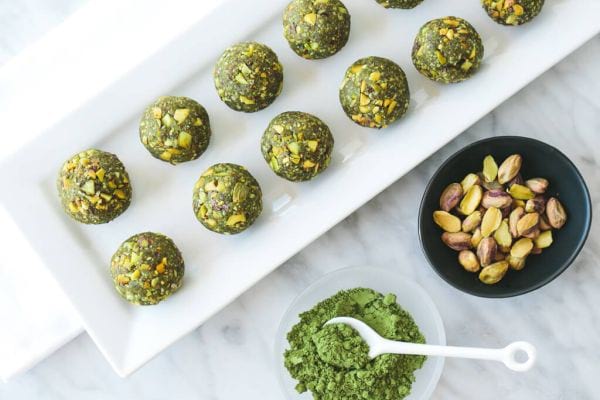 matcha bliss balls 