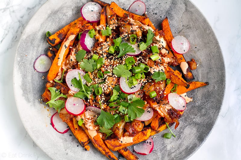 Paleo Kimchi Fries