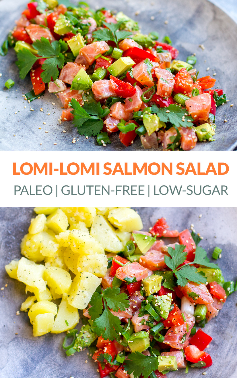 Lomi-Lomi Salmon Salad With Avocado & Peppers