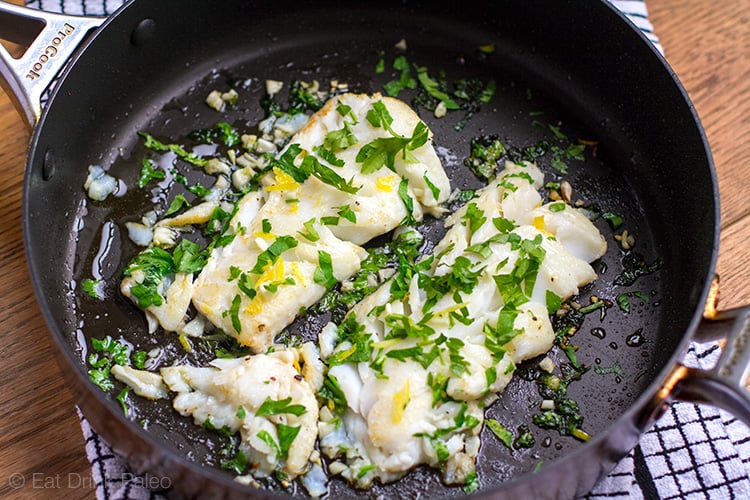 Easy Garlic & Parsley Grilled Cod