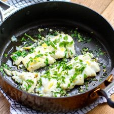 Paleo Cod Recipe With Parsley & Garlic