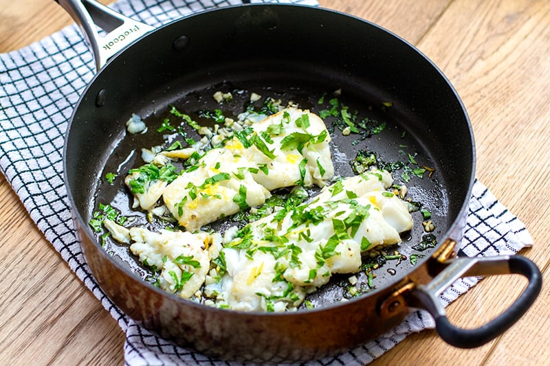 Paleo Cod Recipe With Parsley & Garlic