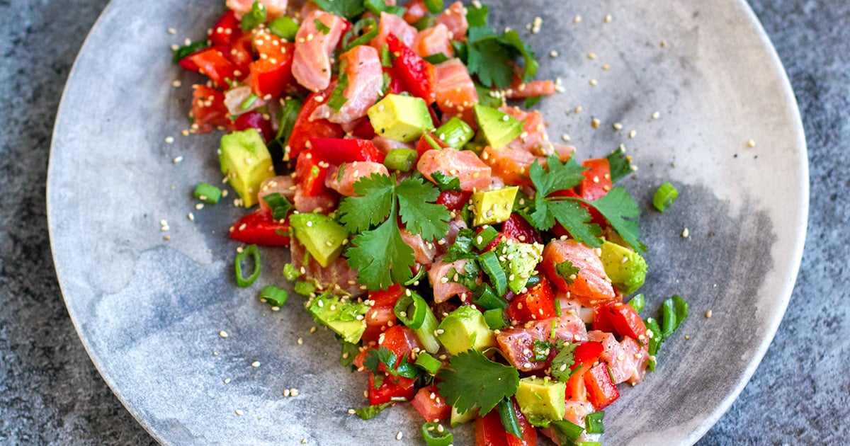 LomiLomi Salmon & Avocado Salad