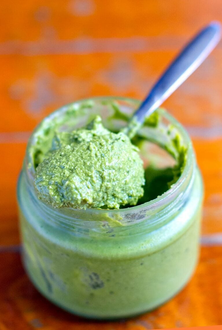 Basil Cashew Pesto (Vegan, Whole30, Paleo)