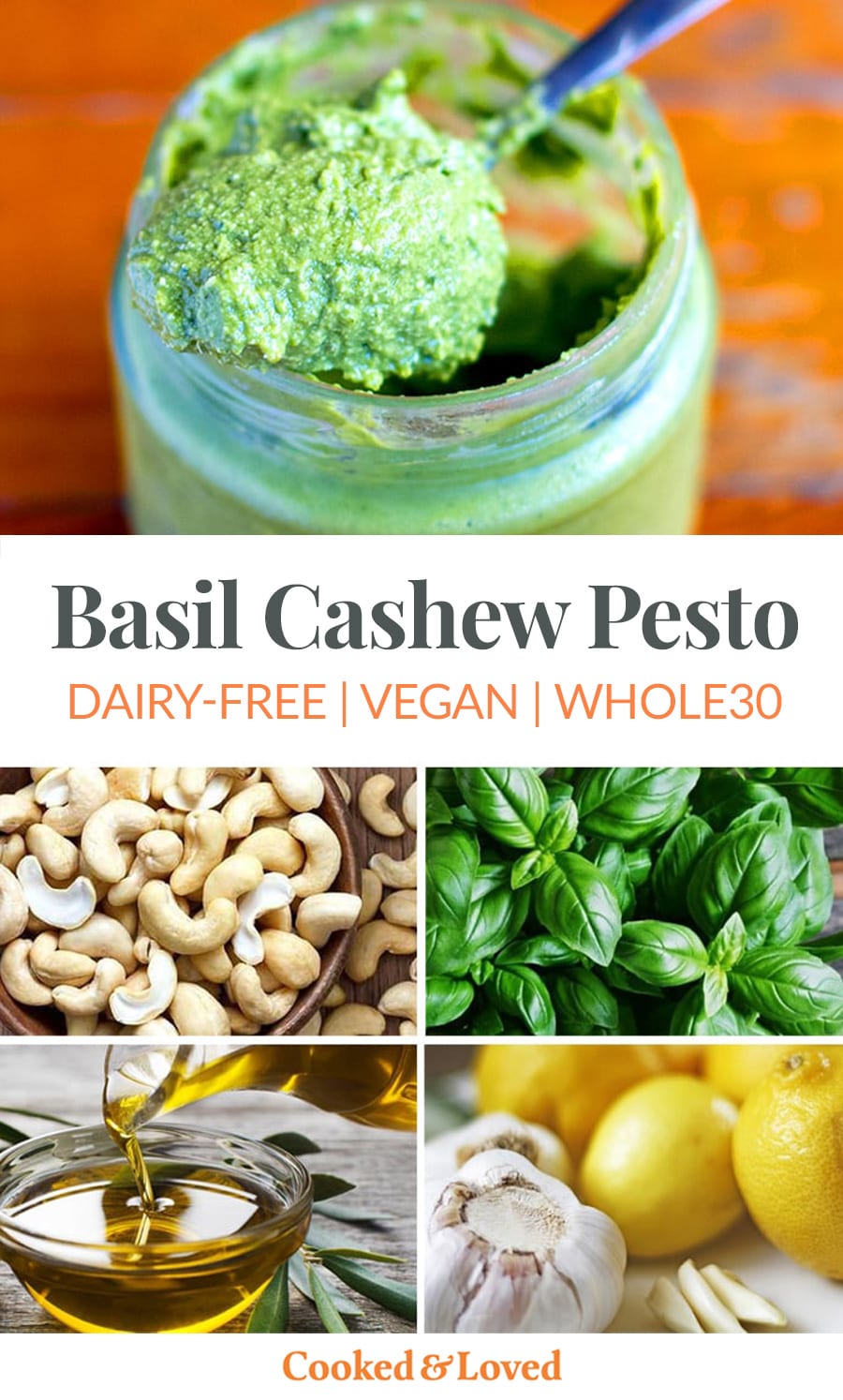 Vegan cashew pesto recipe
