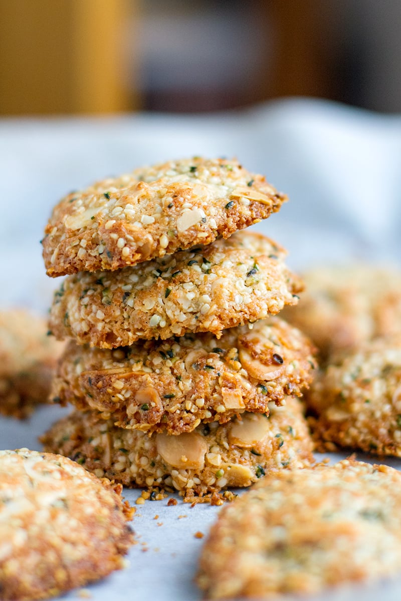 Paleo & Gluten-Free Hemp Seed Anzac Biscuits