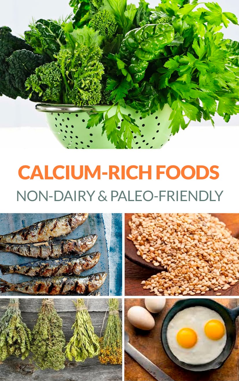 Calcium-Rich Foods Dairy-Free & Paleo Options