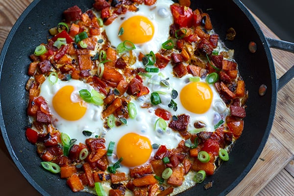 Eggs Potatoes and Chorizo Breakfast Skillet Recipe