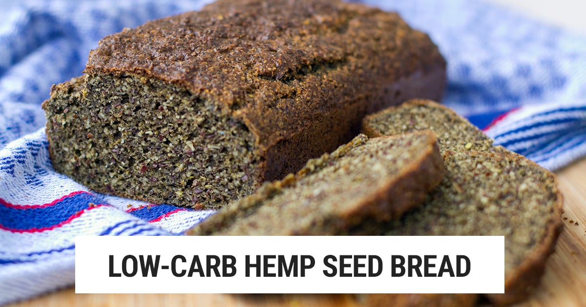 LowCarb Paleo Bread With Hemp Flour