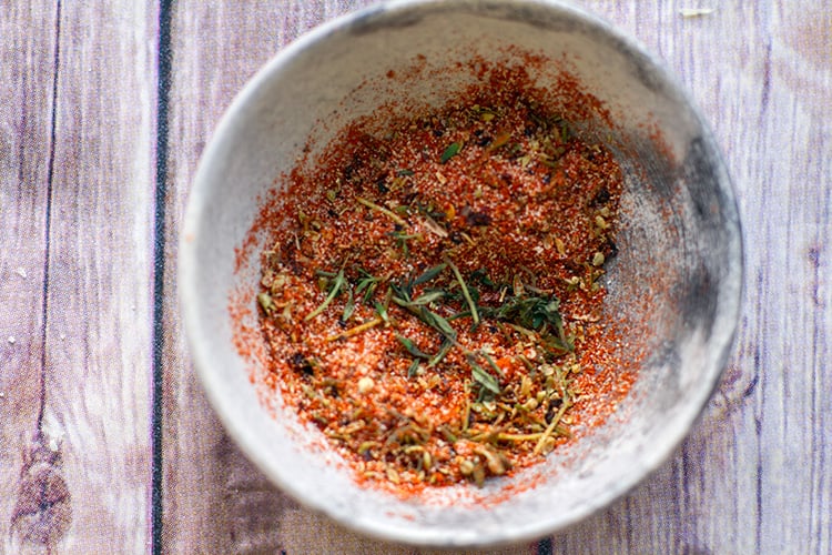 Cajun salmon spice rub