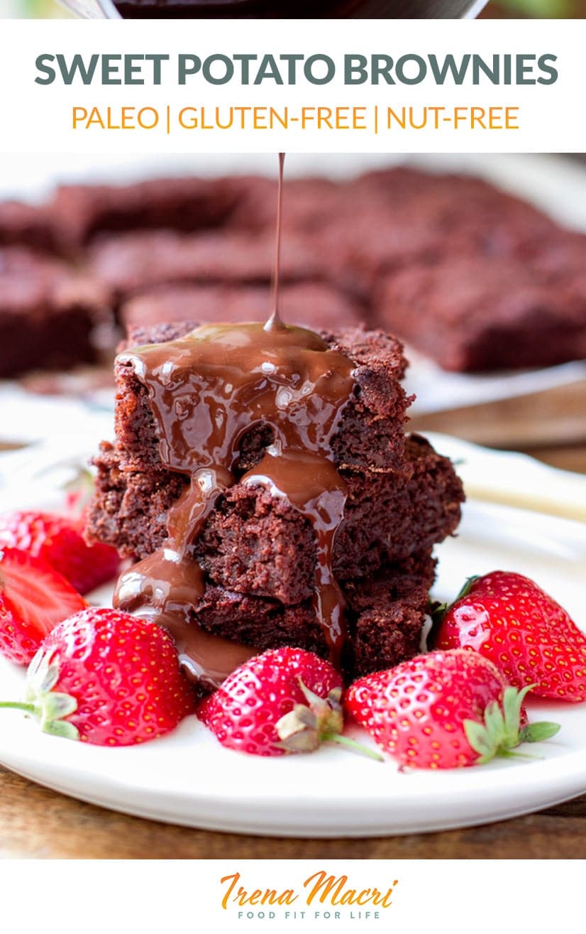 Chocolate Sweet Potato Brownies (Gluten-Free, Paleo, Nut-Free)