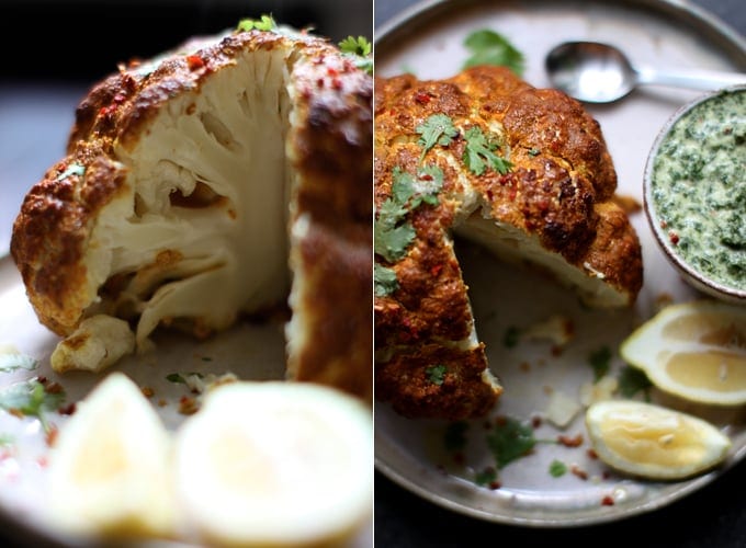 Whole Roasted Cauliflower