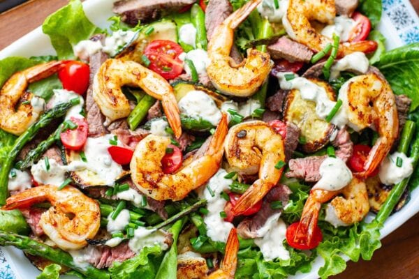 Surf and turf salad recipe