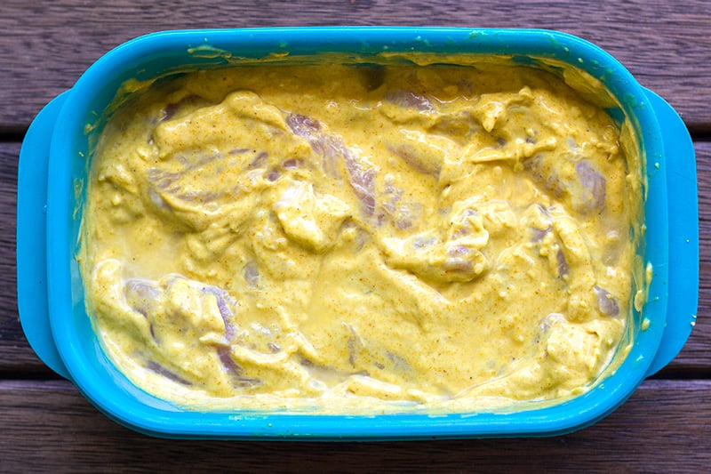 Coconut yoghurt marinated chicken