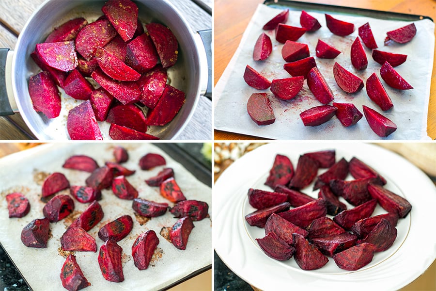 How to roast beets with no foil