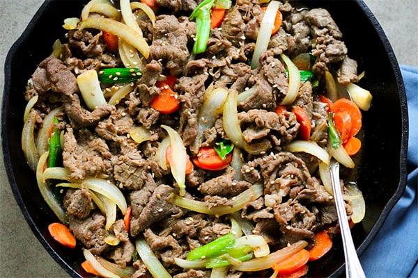 Paleo bulgogi beef recipe