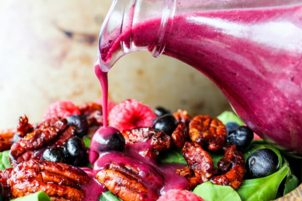 Blueberry salad dressing (sugar-free)