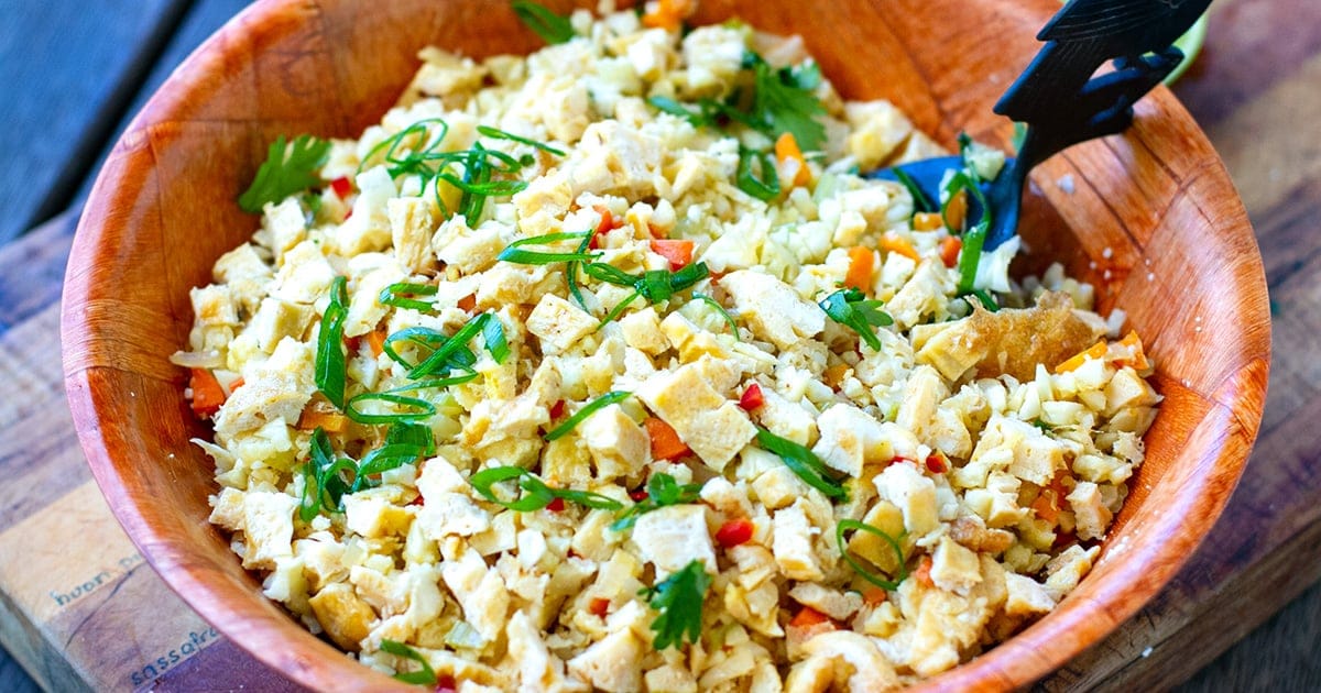 Cauliflower Egg Fried Rice (Paleo, Whole30, Low-Carb)