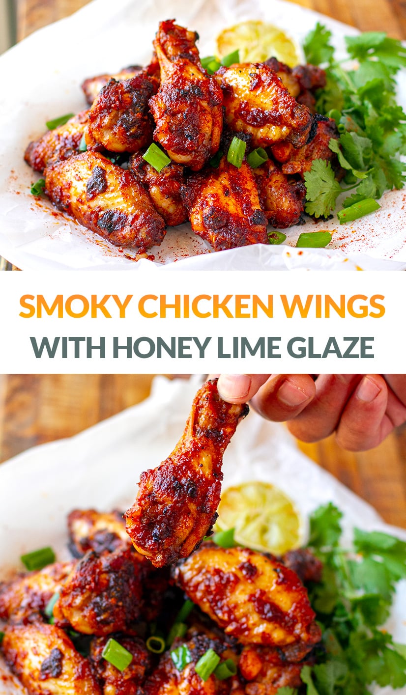 Paleo Chicken Wings With Smoky Spice Rub & Honey Lime Glaze