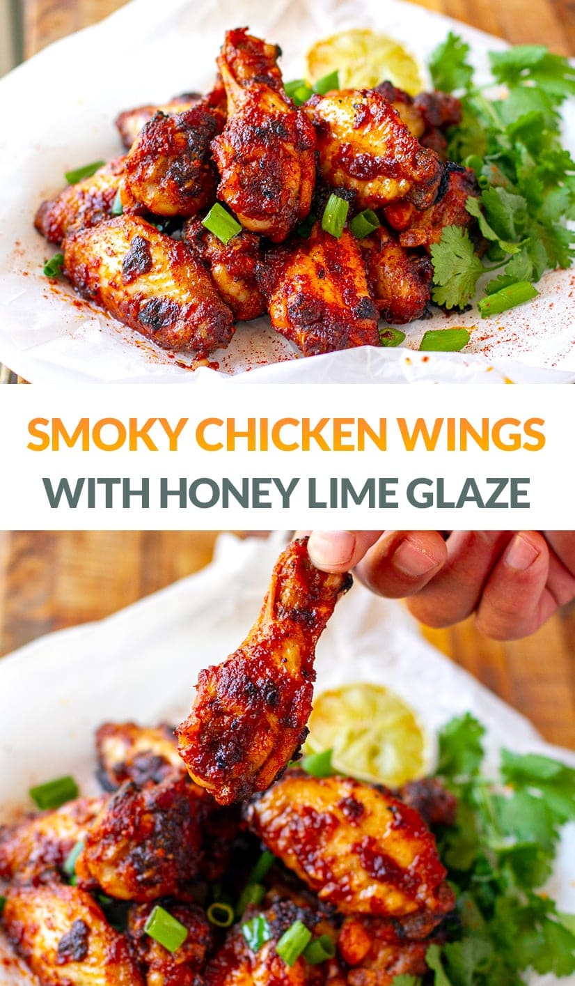 Paleo Chicken Wings With Smoky Spice Rub & Honey Lime Glaze