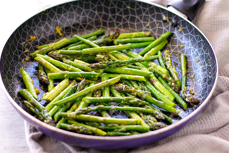 Sauteed Asparagus With Ginger & Orange