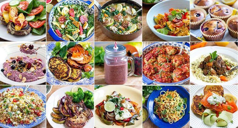 Paleo Plan Food Collage