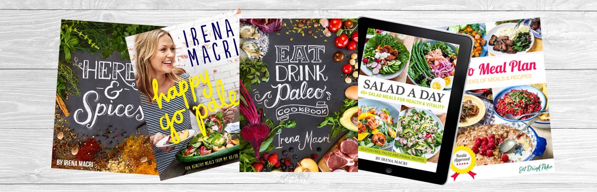 Healthy Cookbooks & eBooks by Irena Macri