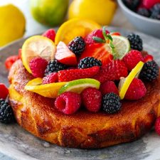 Citrus summer cake (paleo, nut-free)