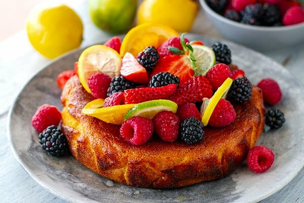 Citrus summer cake (paleo, nut-free)