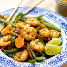 Coconut Curry Shrimp Stir Fry