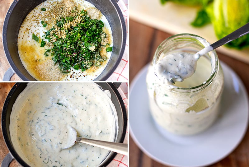 How to make healthy ranch dressing at home