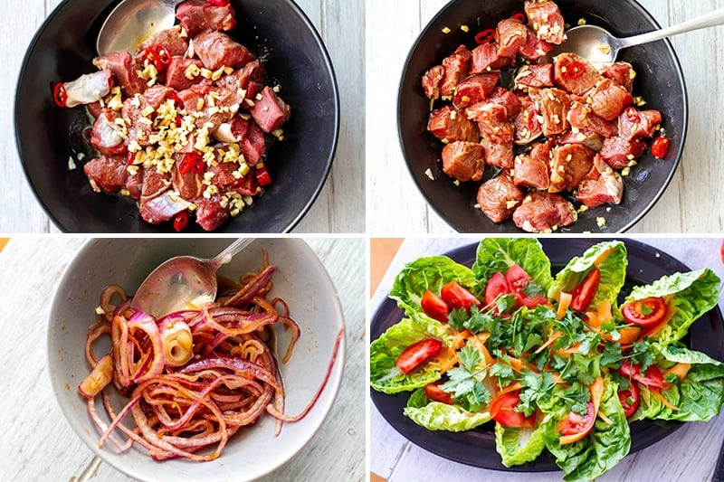 How to make shaken Vietnamese Beef Salad