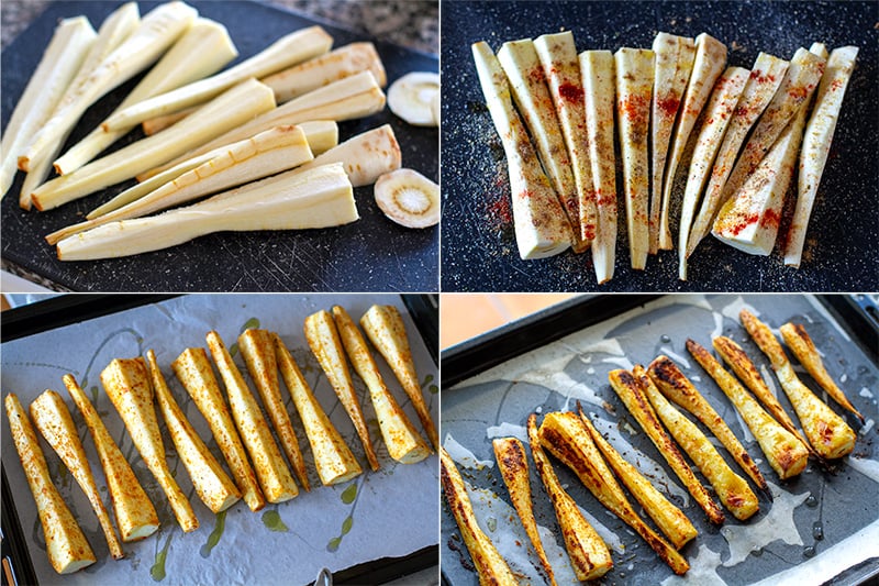 how to Roast parsnips with spices