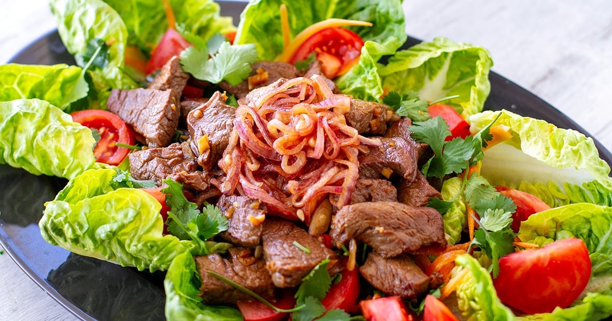 Vietnamese Shaking Beef Salad