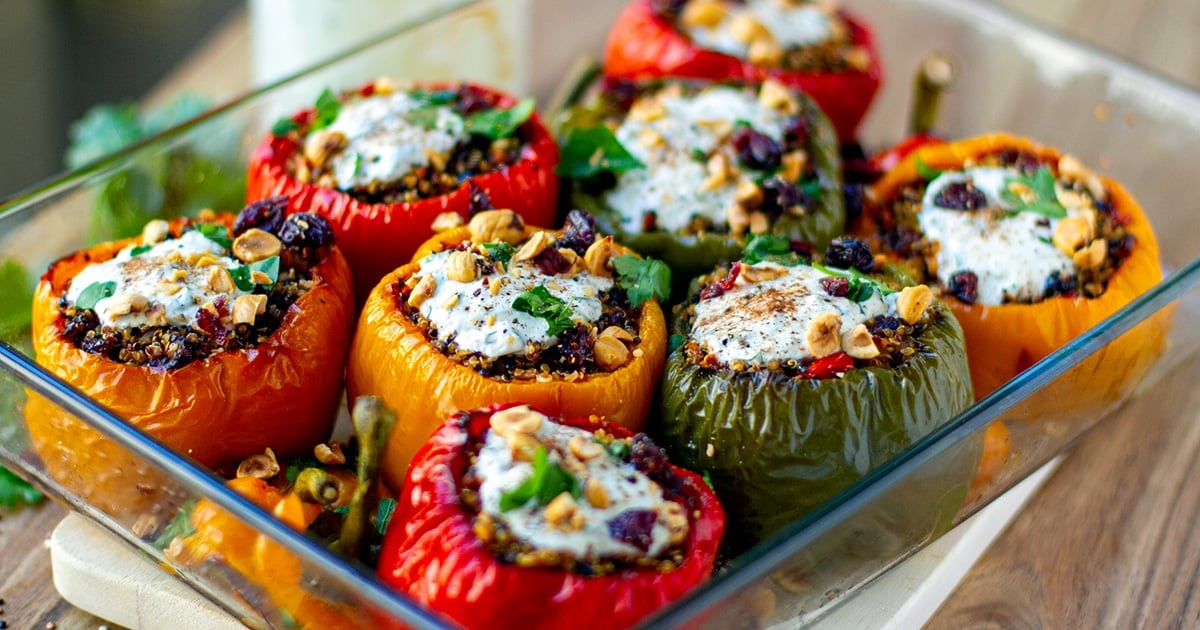 Quinoa Stuffed Peppers (Gluten-free)