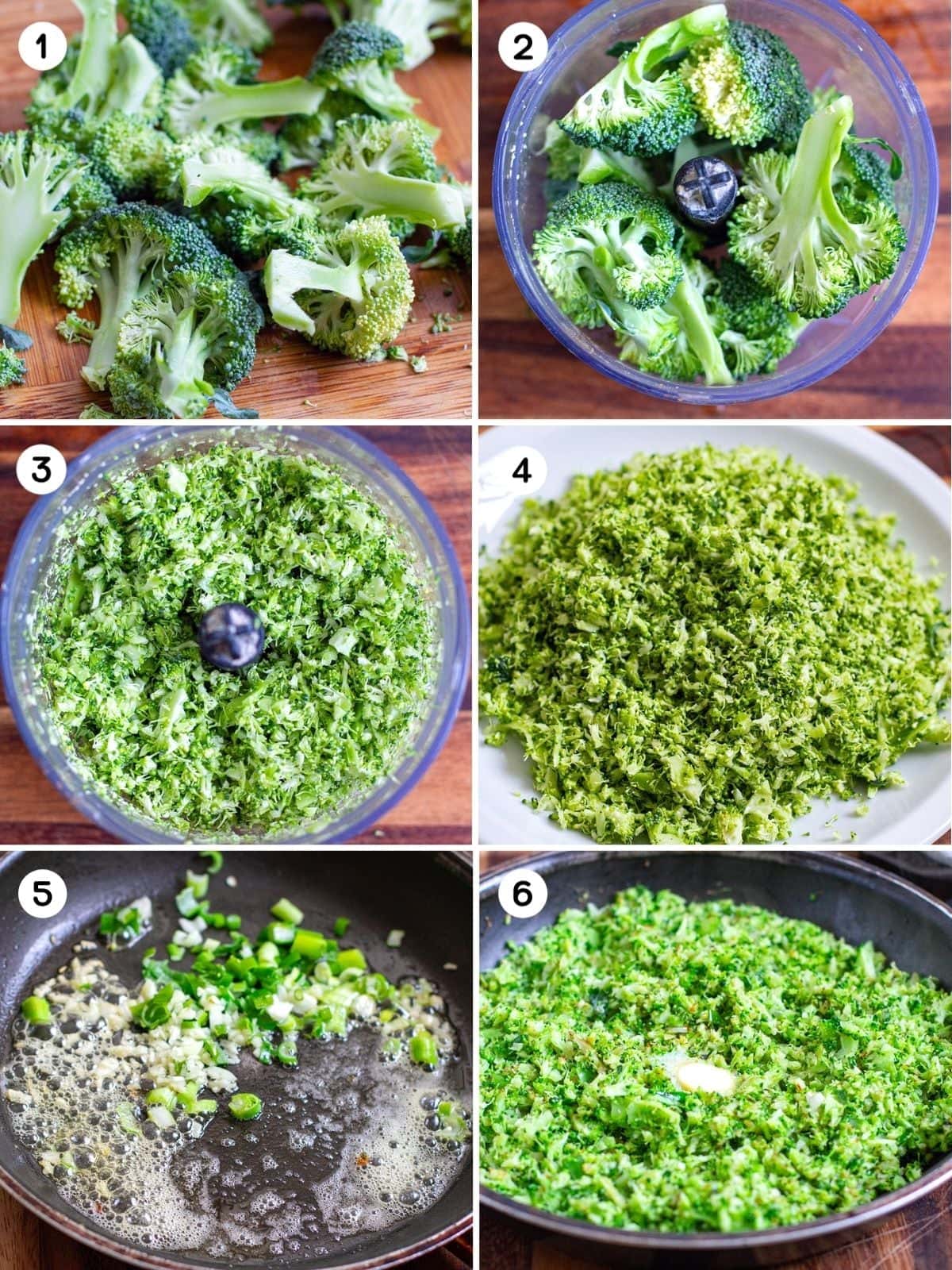 how to make broccoli rice step.