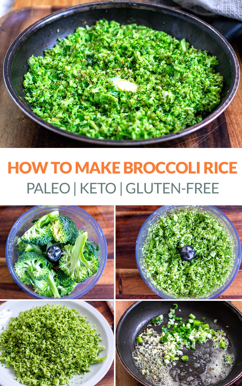 How to make broccoli rice (keto, paleo, low-carb)