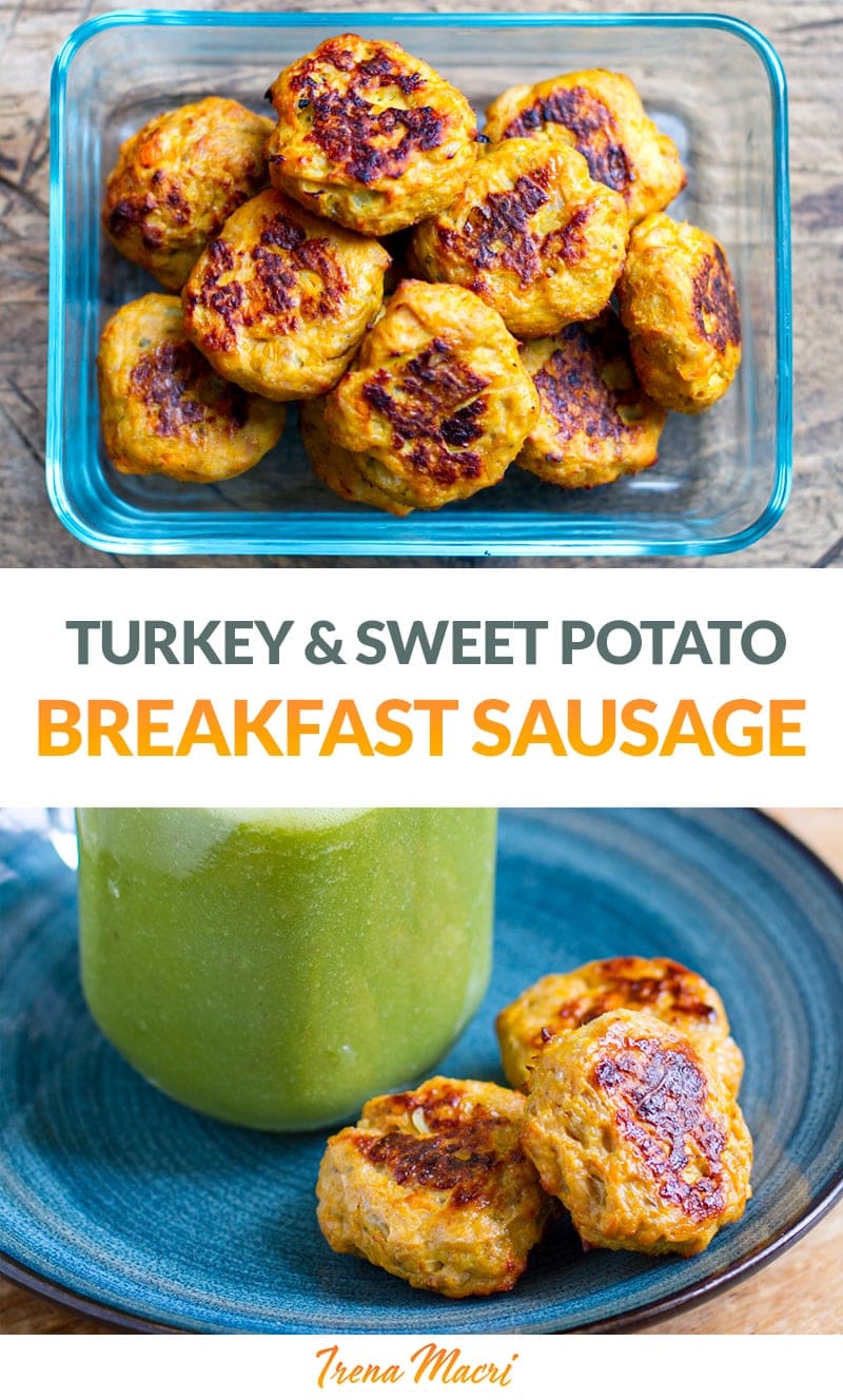 Turkey & Sweet Potato Breakfast Sausage (Whole30, Paleo, Gluten-Free)