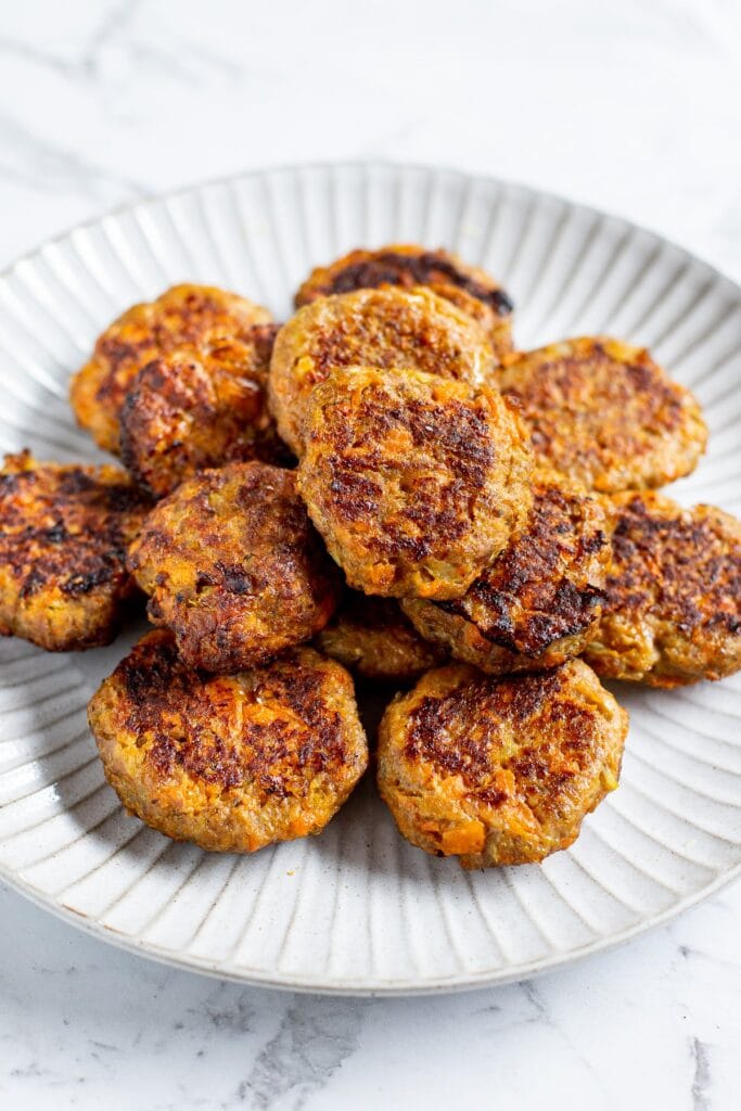 Turkey Sausage Patties With Sweet Potatoes