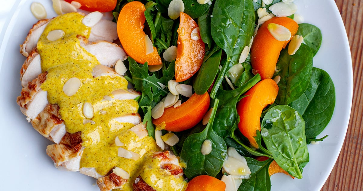 Apricot Chicken Salad With Curry Mayo (Paleo, Whole30)